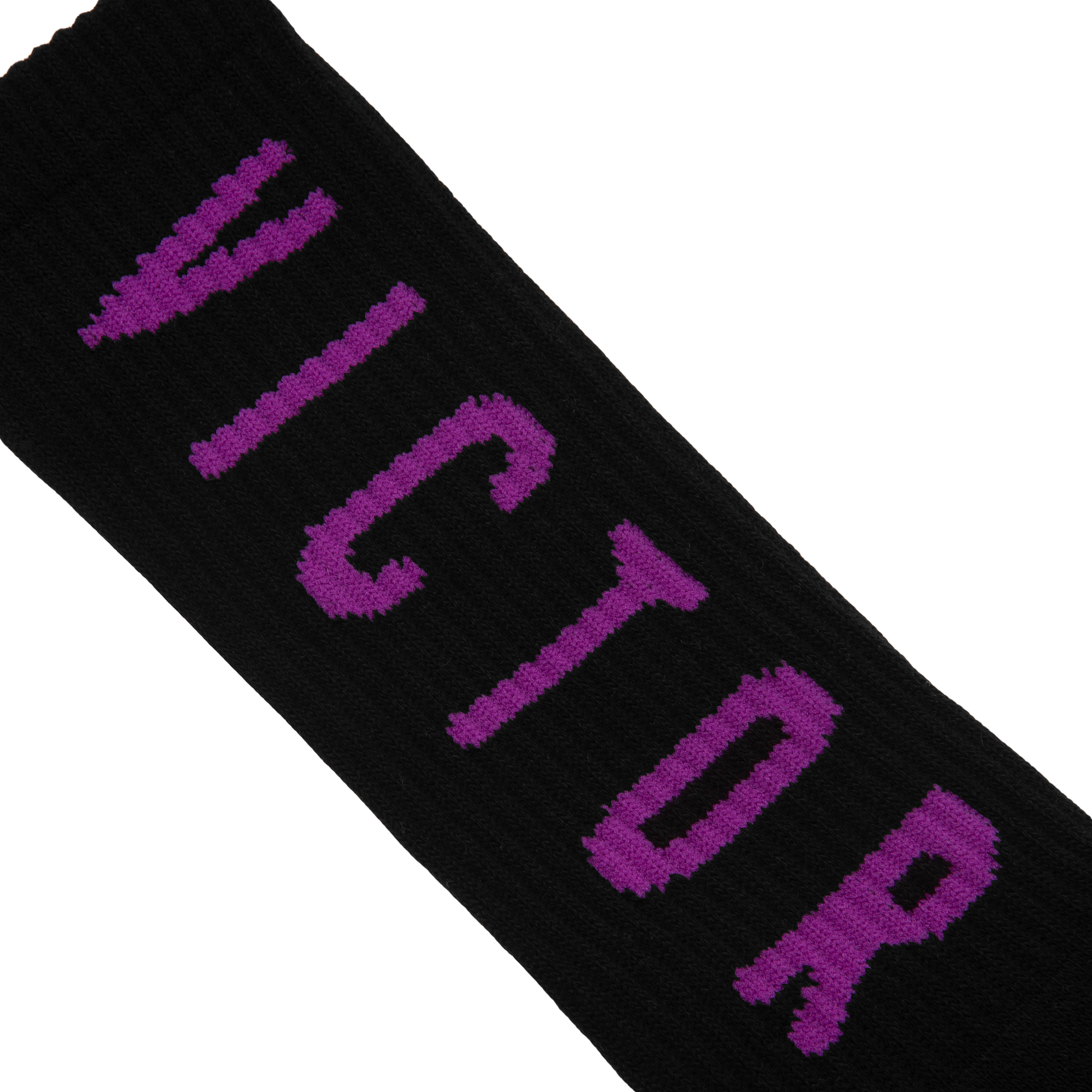 LOGO SOCKS (BLACK/PURPLE)