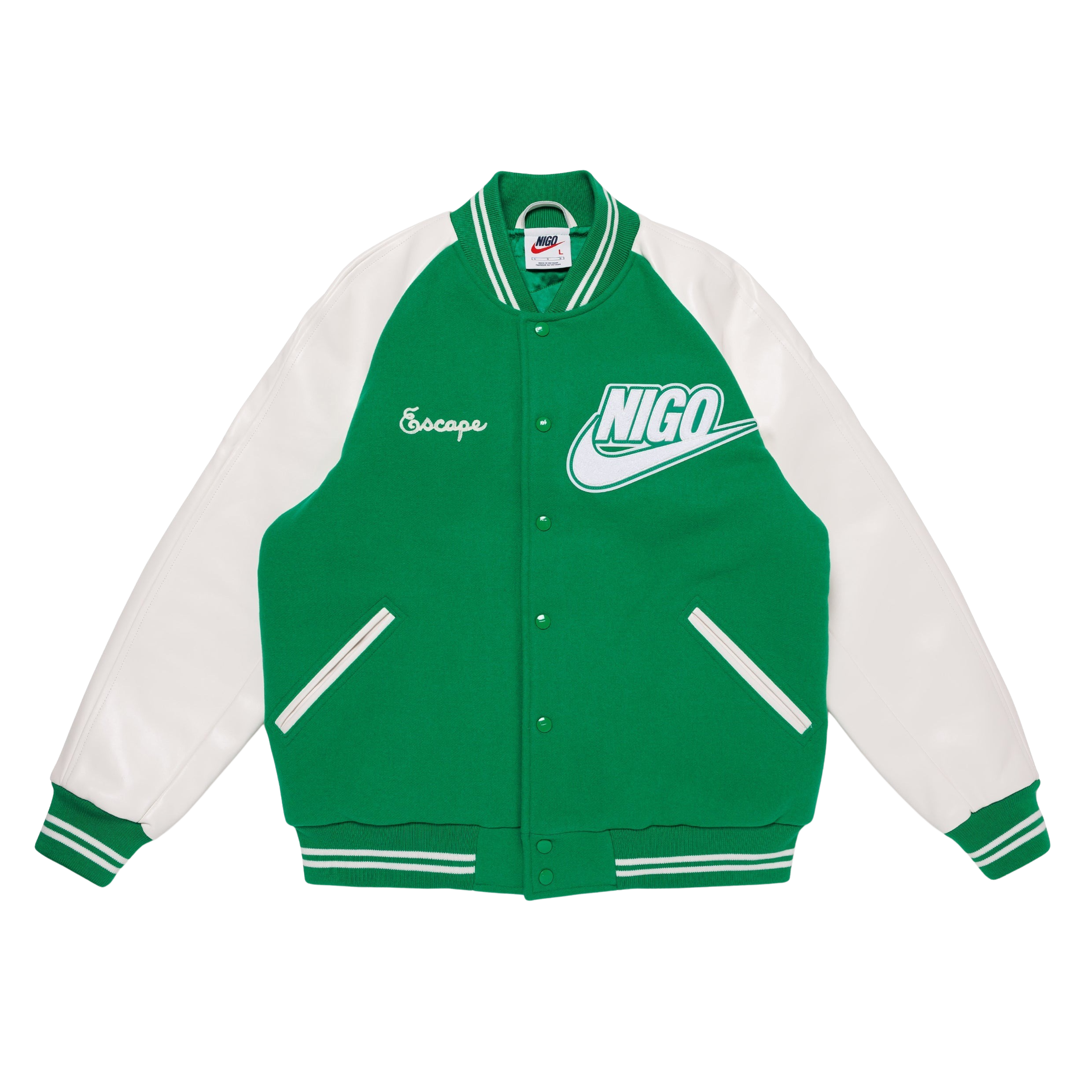 NIGO X NIKE VARSITY JACKET (GREEN)