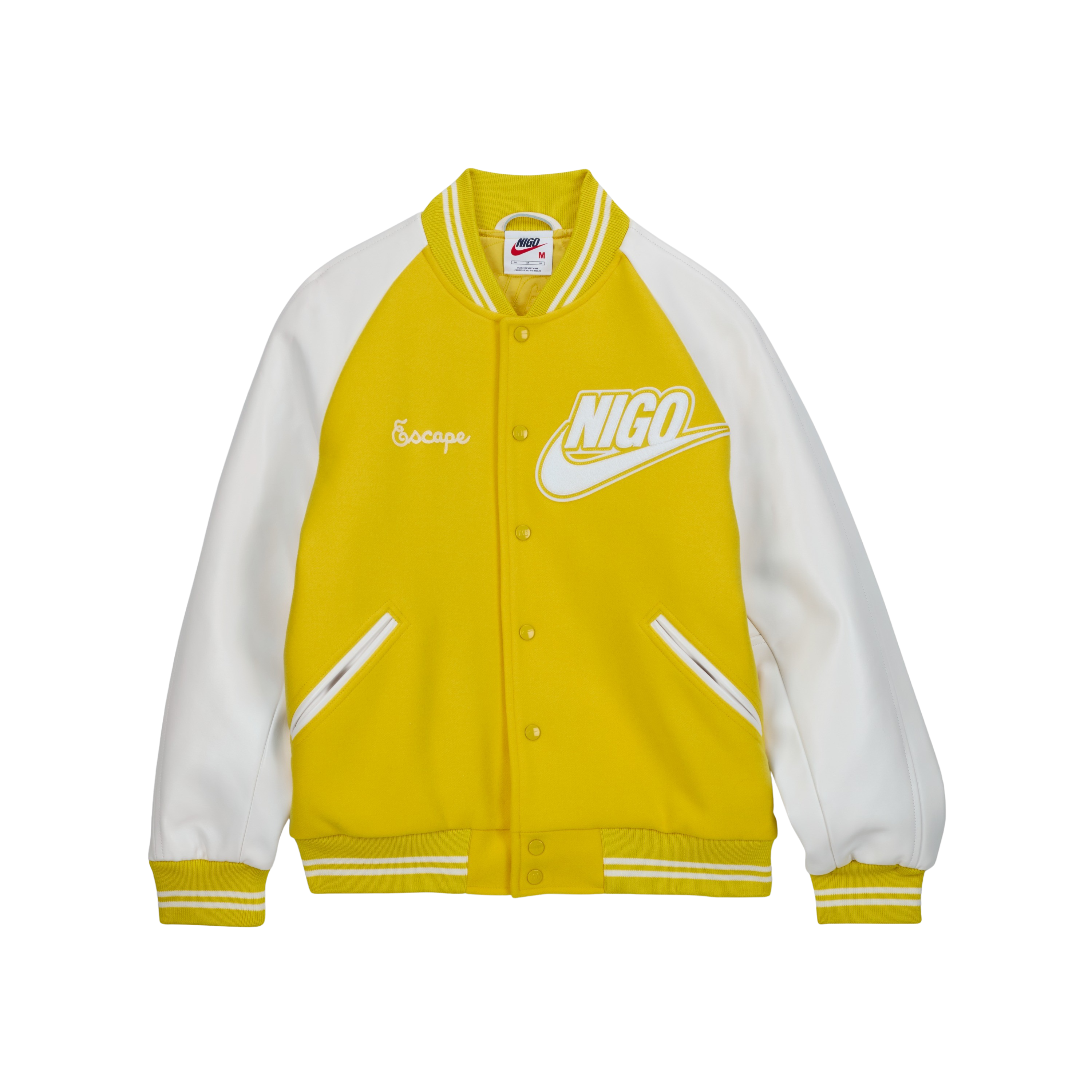 NIGO X NIKE VARSITY JACKET (YELLOW)