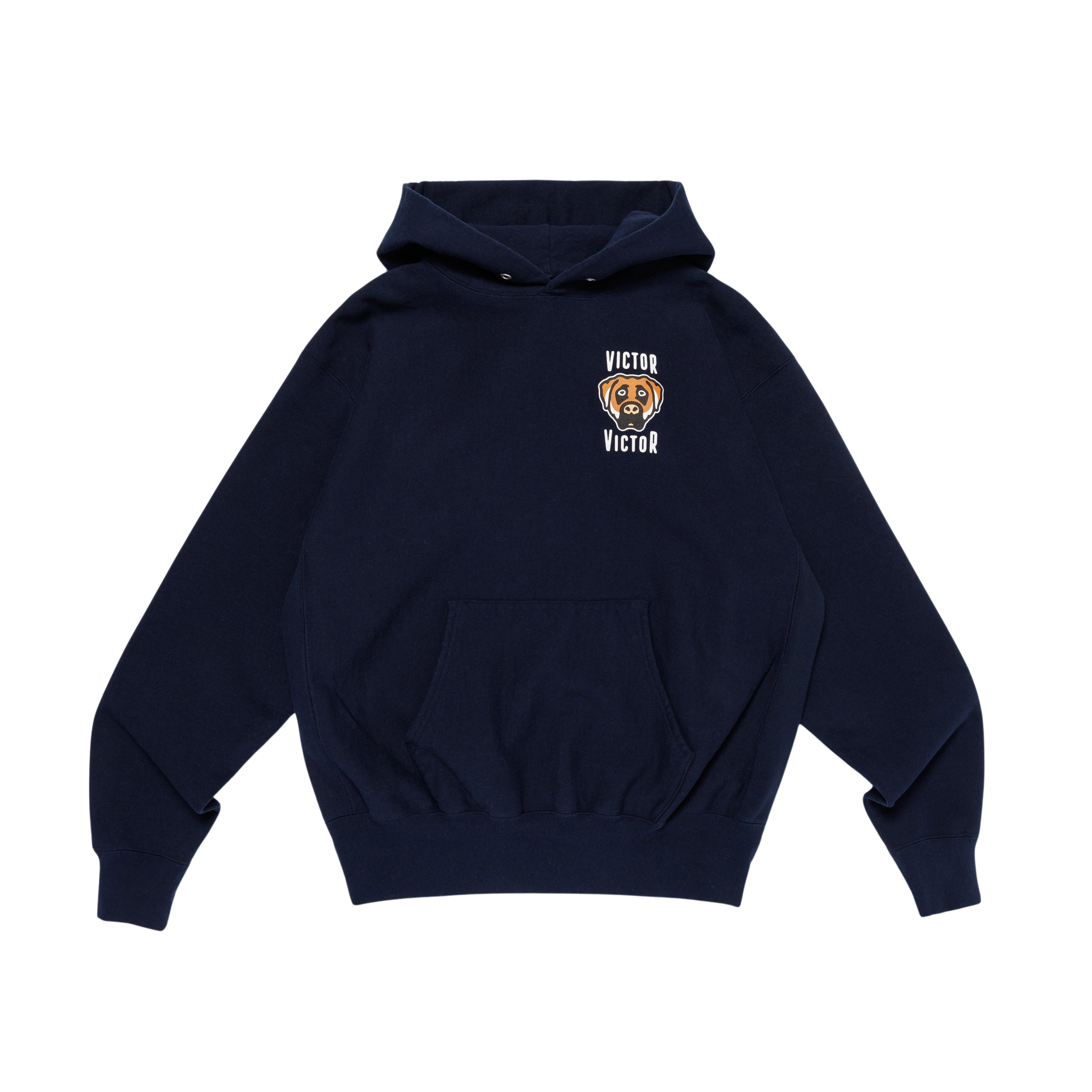 VICTOR VICTOR HEAVYWEIGHT HOODIE (NAVY)