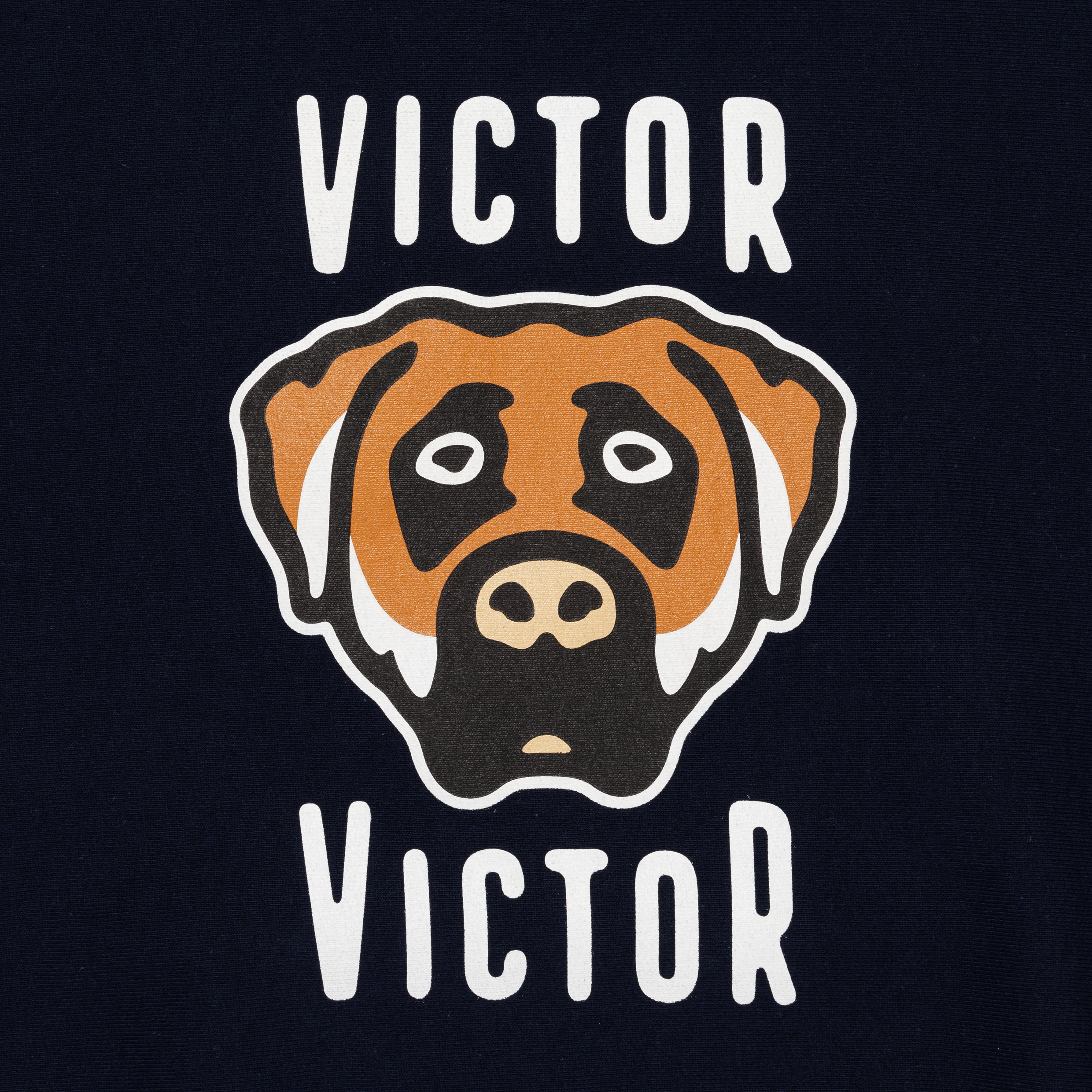 VICTOR VICTOR HEAVYWEIGHT HOODIE (NAVY)