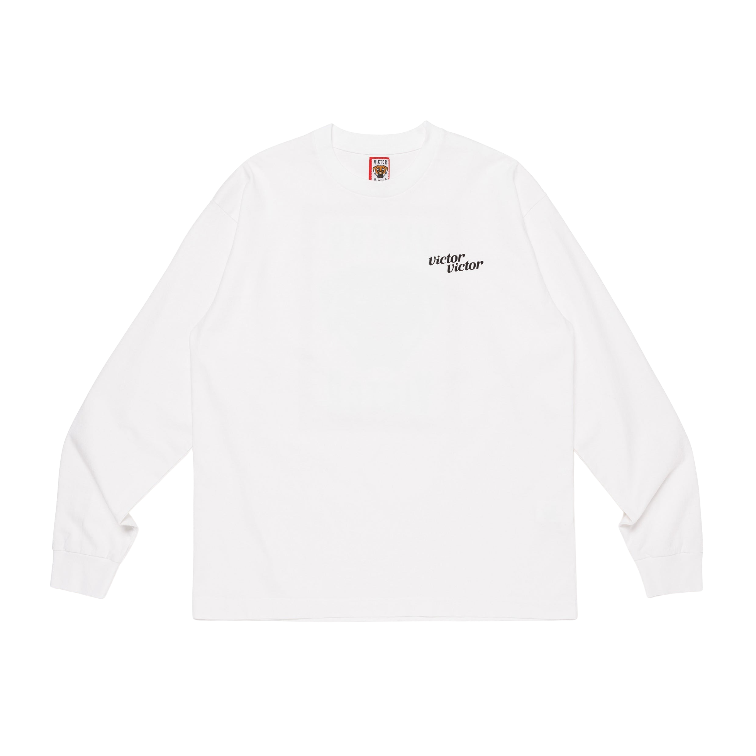 VICTOR VICTOR LONGSLEEVE T-SHIRT (WHITE)