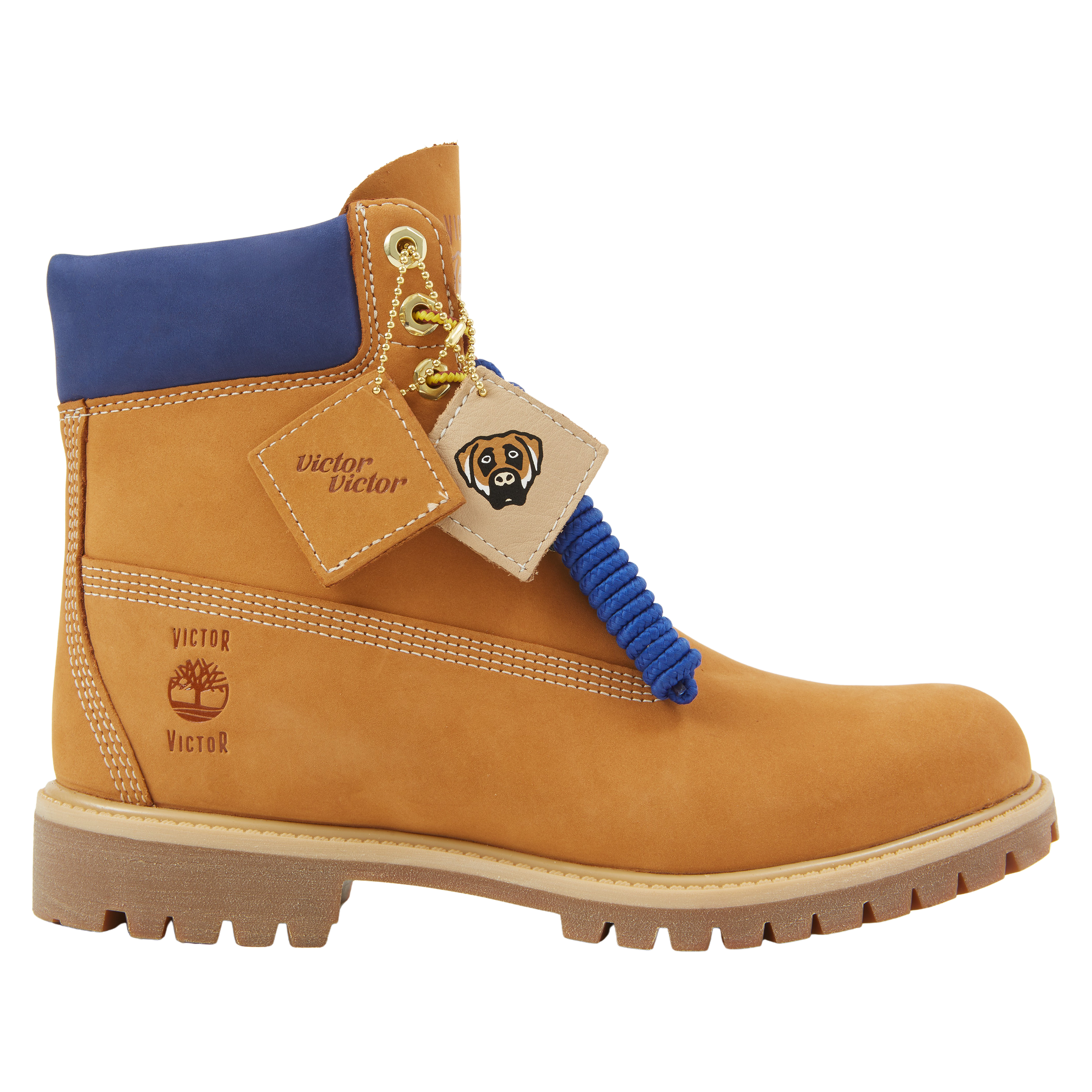 VICTOR VICTOR X TIMBERLAND 6" BOOT (WHEAT/NAVY)