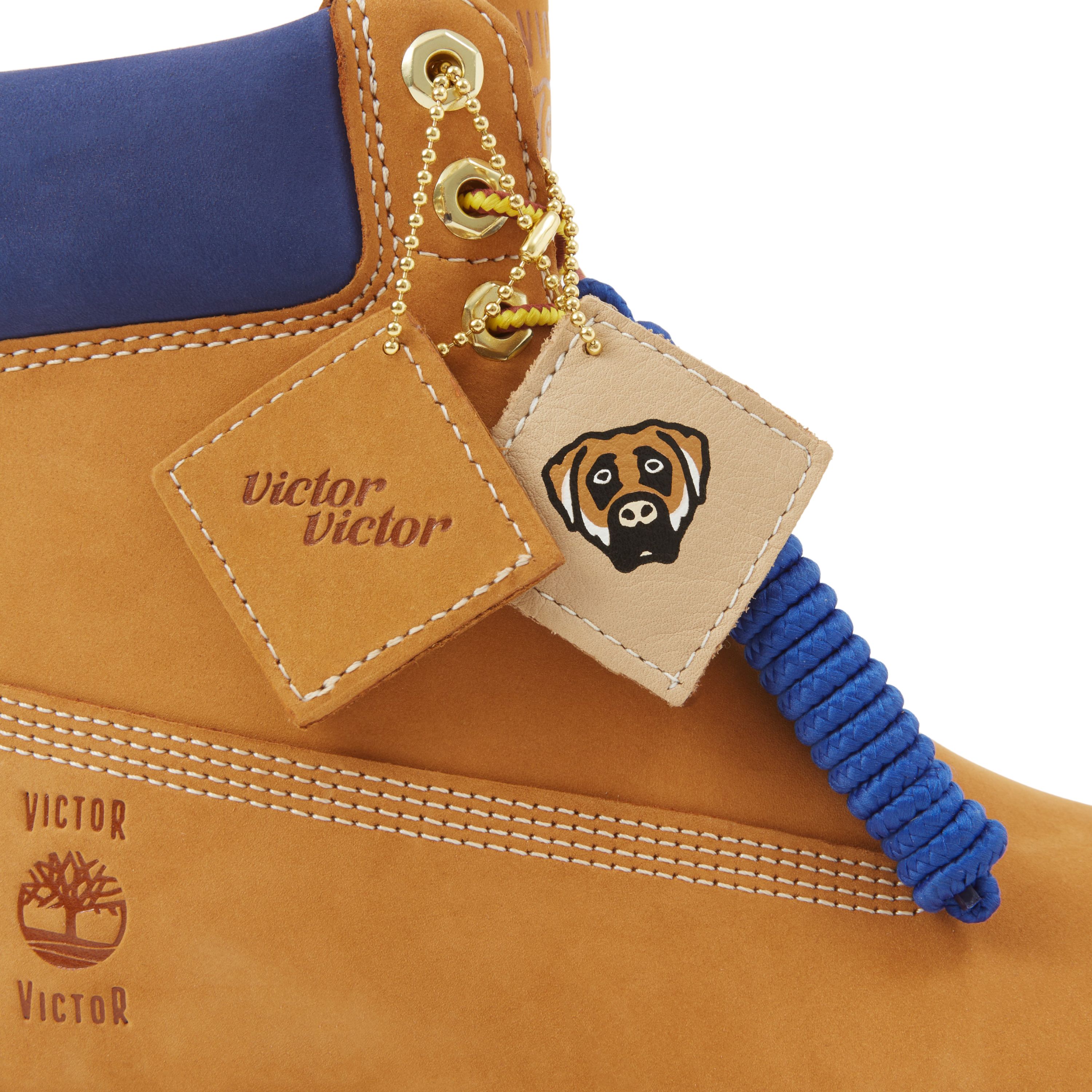 VICTOR VICTOR X TIMBERLAND 6" BOOT (WHEAT/NAVY)