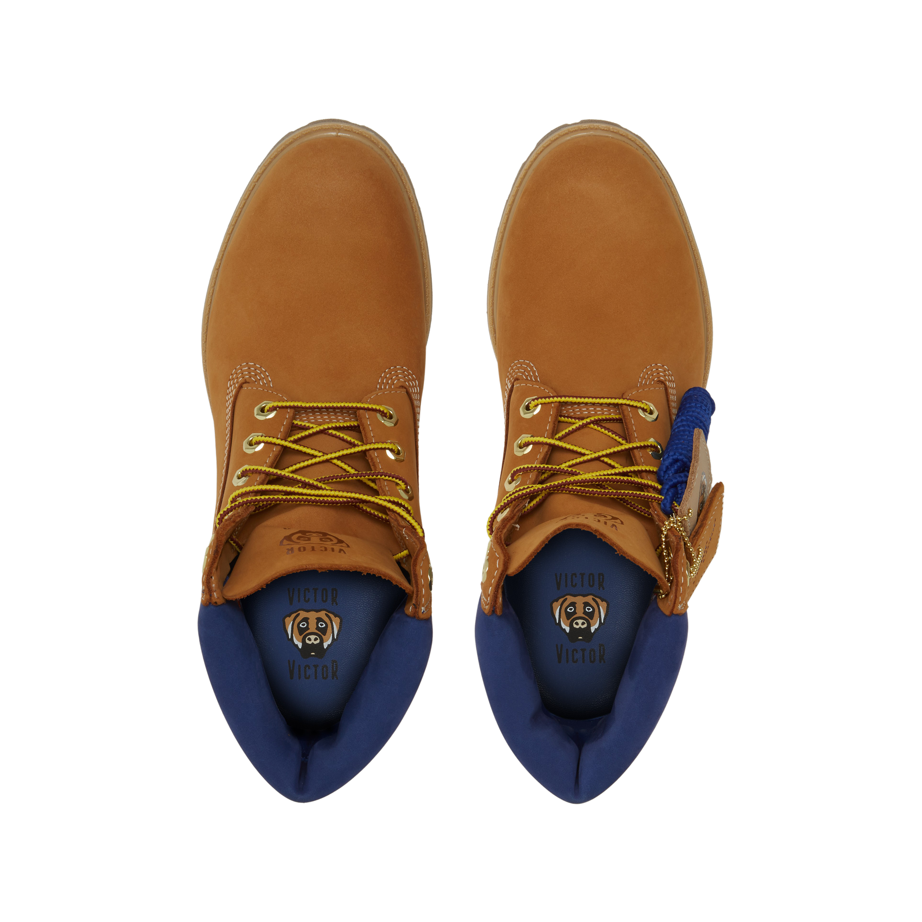 VICTOR VICTOR X TIMBERLAND 6" BOOT (WHEAT/NAVY)